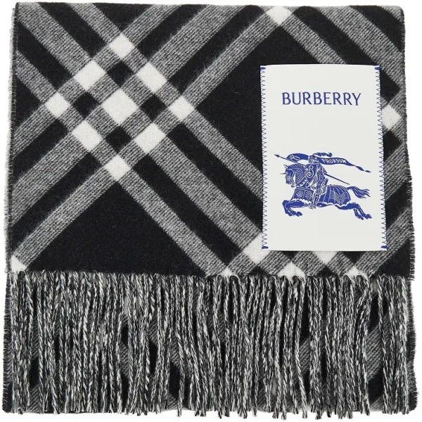Esarfa Check cashmere scarf