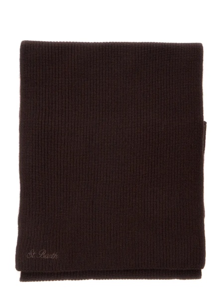 Esarfa LINA WOOL Scarf with wool, brown, unisex
