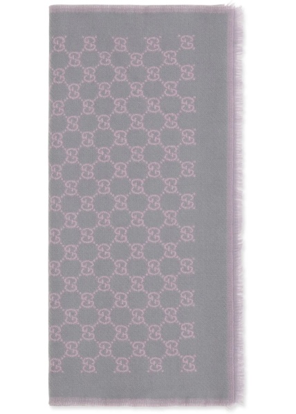 Esarfa Miss Stenny GG Monogram wool Scarf