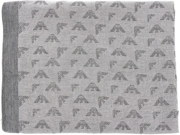 Esarfa Viscose-blend scarf with Eagle motif