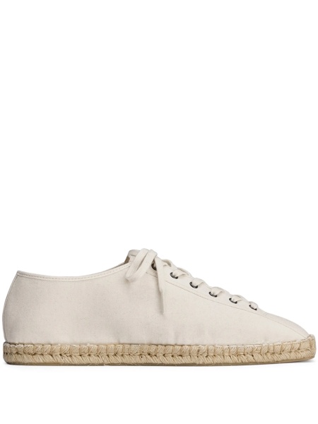 Espadrile LEMAIRE albe din bumbac