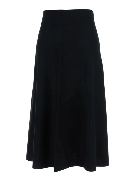 Fusta Allude neagra din lana