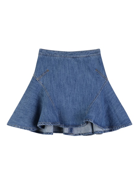 Fusta de blugi Givenchy albastra
