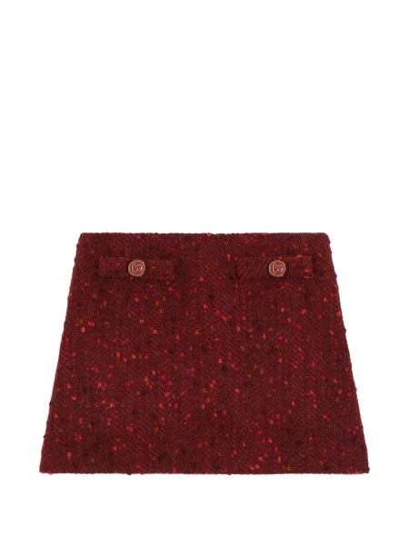 Fusta Dolce & Gabbana rosie din polyester si poliamida