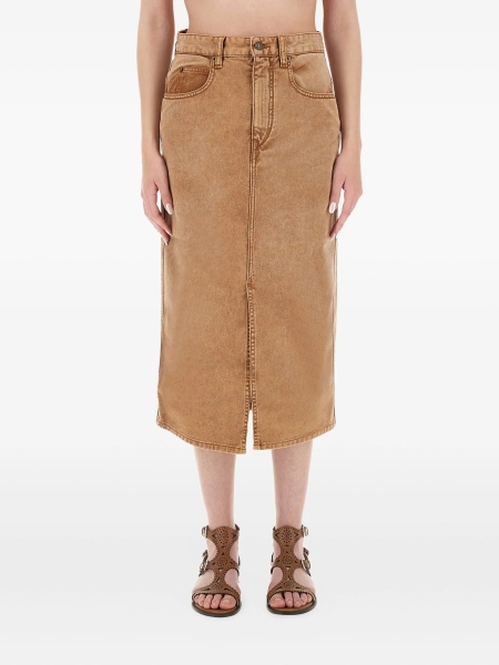 Fusta drepte Isabel Marant maro