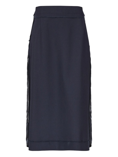Fusta drepte Maison Margiela albastra