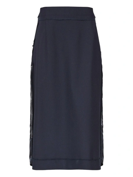 Fusta drepte Maison Margiela albastra