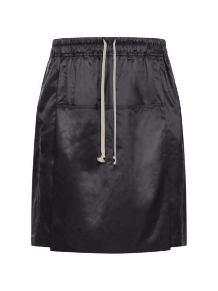 Fusta drepte MONCLER + RICK OWENS neagra