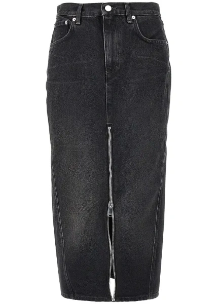 Fusta HAIKURE neagra din denim