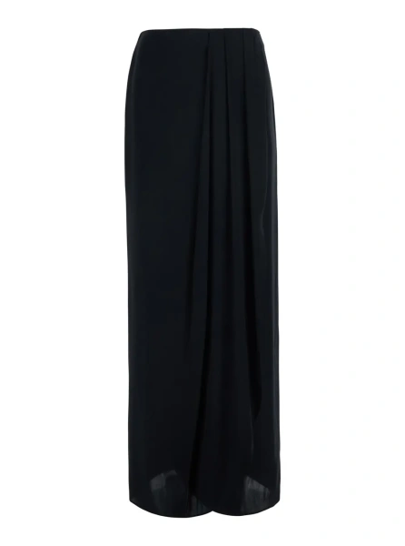 Fusta Maison Margiela neagra din matase