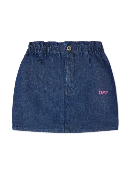 Fusta Off-White albastra