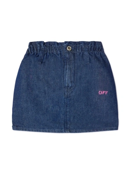 Fusta Off-White albastra