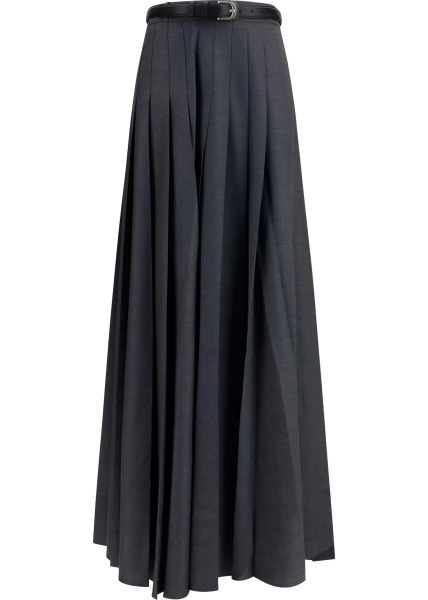 Fusta Pleated maxi Skirt