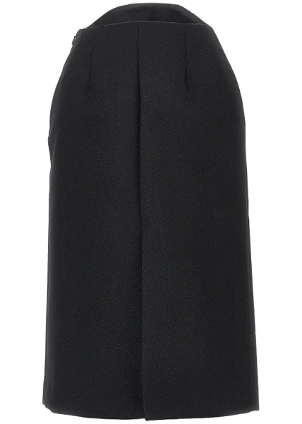 Fusta Sablé wool midi skirt