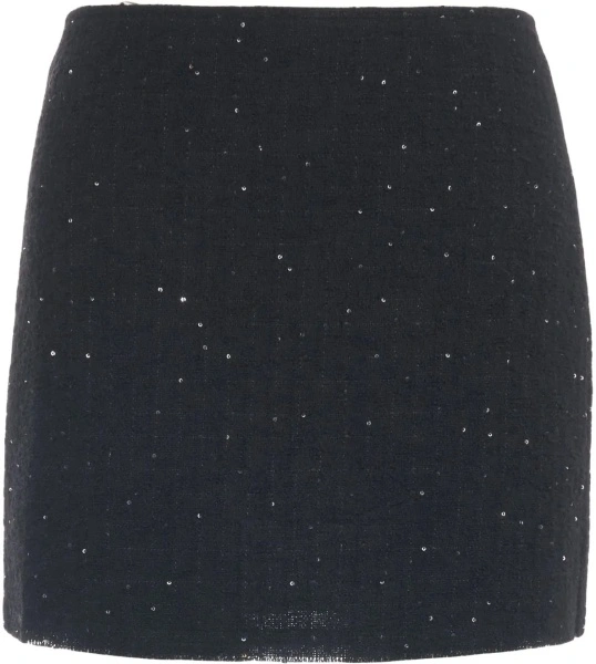 Fusta scurta 8PM neagra 'Spike'