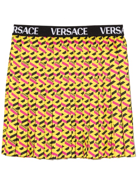 Fusta Versace galbena