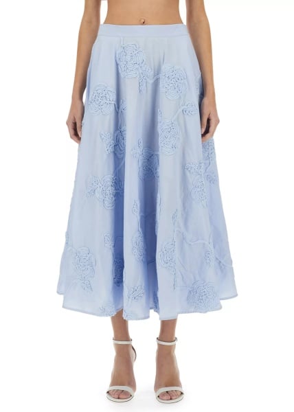 Fuste Floral Maxi Skirt
