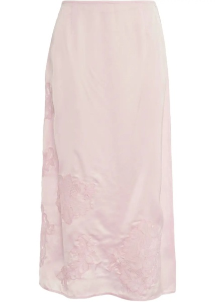 Fuste Midi skirt with lace details 'Amanda'