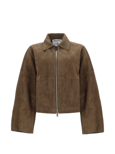 Geaca biker FILIPPA K verde