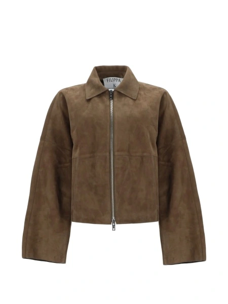 Geaca biker FILIPPA K verde