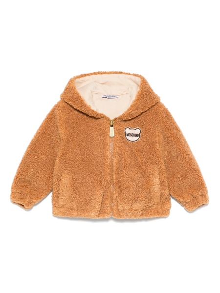 Geaca bomber Moschino maro din polyester