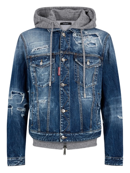 Geaca de blugi DSQUARED2 albastra
