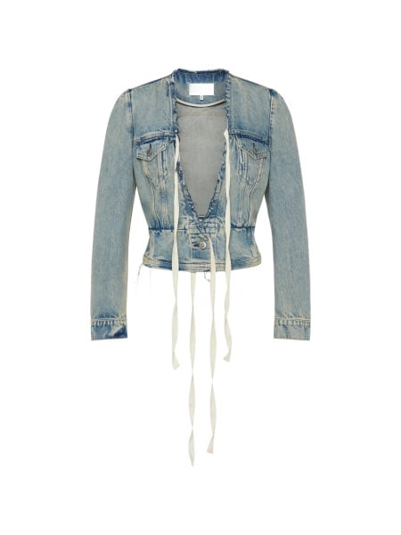 Geaca de blugi Maison Margiela albastra