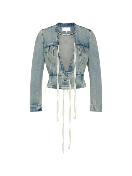 Geaca de blugi Maison Margiela albastra