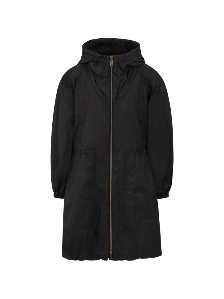 Geaca de iarna Moncler neagra din poliamida