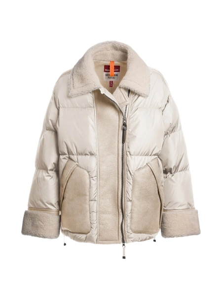 Geaca de iarna Parajumpers alba din poliamida