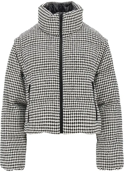 Geaca de iarna Pinko multicolor din tweed