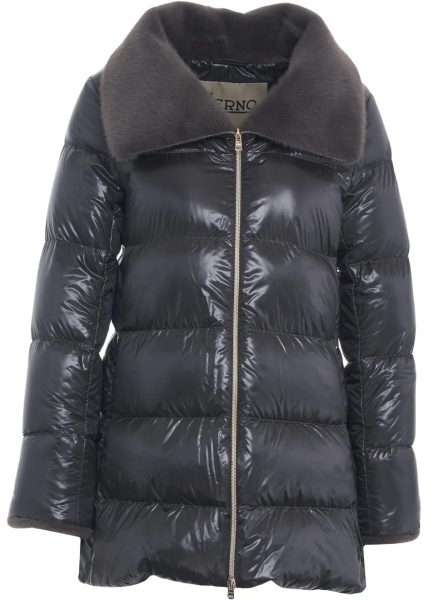 Geaca de Iarna Puffer jacket with faux fur