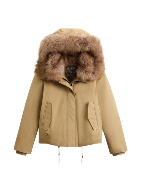 Geaca de iarna Woolrich neutra din bumbac