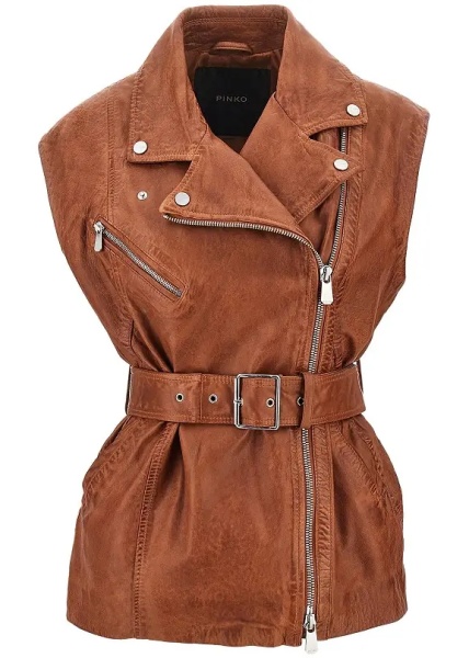 Geaca de Piele Leather biker vest