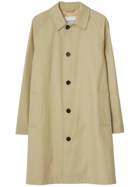 Geaca de ploaie Burberry neutra din corn si bumbac
