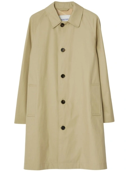 Geaca de ploaie Burberry neutra din corn si bumbac