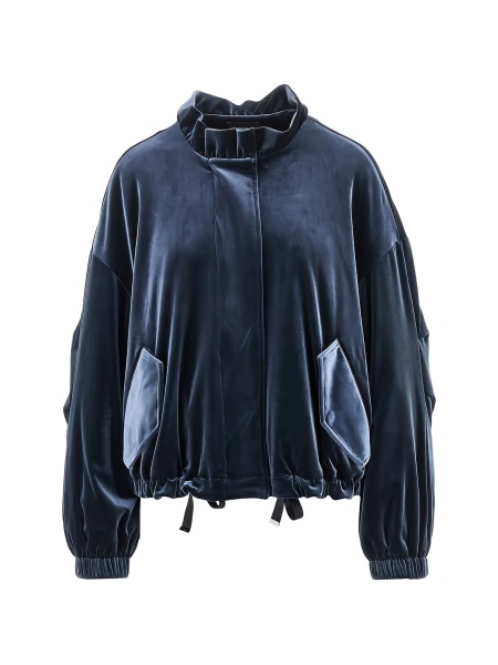 Geaca Oversize Emporio Armani albastra
