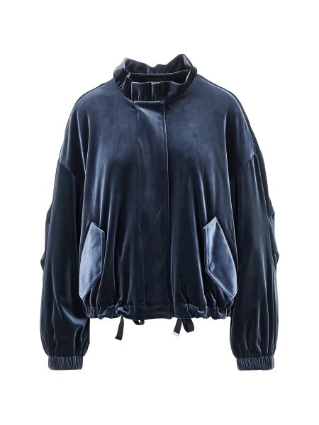 Geaca Oversize Emporio Armani albastra