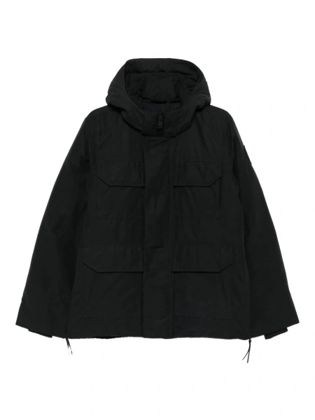 Geaca Parka CANADA GOOSE neagra din bumbac si poliamida