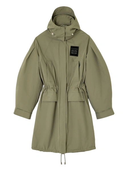 Geaca Parka Ganni verde