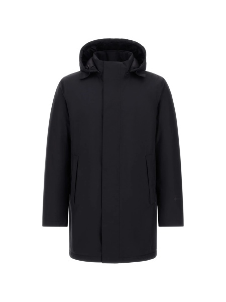 Geaca Parka Herno neagra din polyester