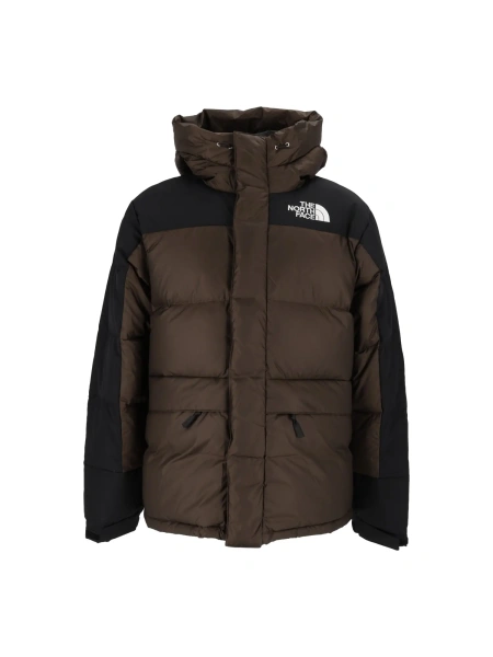 Geaca Parka M HMLYN DOWN PARKA Dark Chestnut/TNF Black