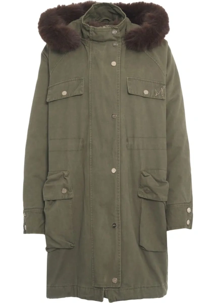 Geaca Parka Parka with faux fur trim