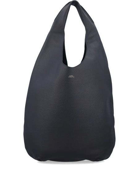 Geanta de mana A.P.C. neagra din piele