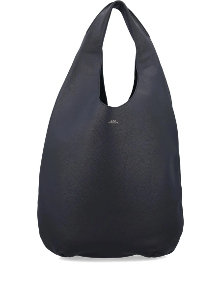 Geanta de mana A.P.C. neagra din piele