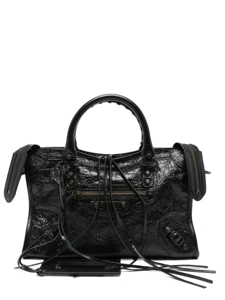 Geanta de mana Balenciaga neagra din piele