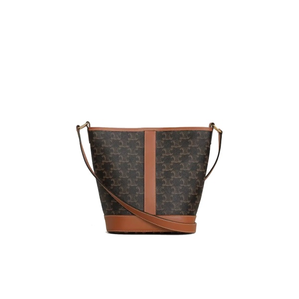 Geanta de mana Celine Small Triomphe Bucket Bag