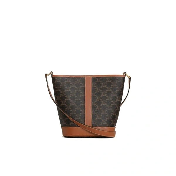 Geanta de mana Celine Small Triomphe Bucket Bag