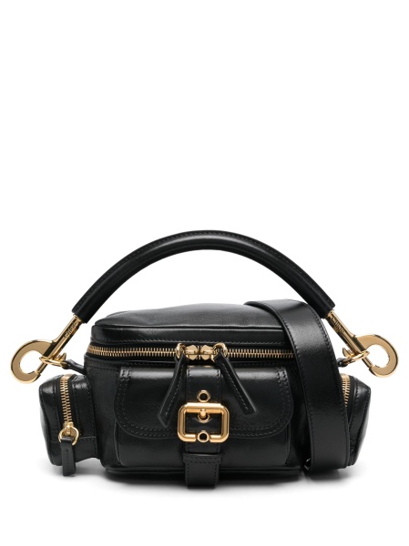 Geanta de mana Chloe neagra din piele