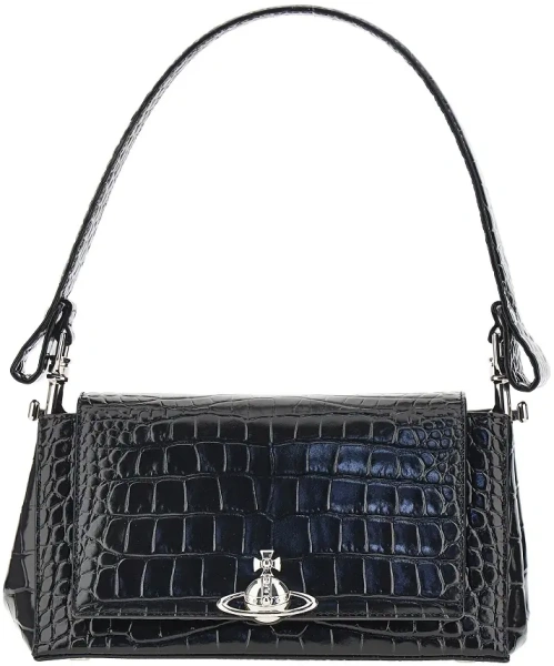 Geanta de mana Croco-embossed leather medium 'Hazel' bag